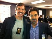 "With Dallas Clark from the COLTS" Joe Mantegna Twitter March 21, 2011