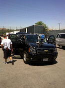 "Talk about a blind spot. Rigging the BAU SUV. #criminalminds" CM Writers Twitter August 9, 2011