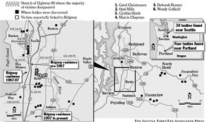 Ridgway Victim Map