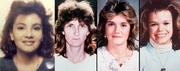Oba Chandler's murder victims, from left to right: Ivelisse Berrios-Beguerisse, Joan Rogers, Michelle Rogers, Christe Rogers