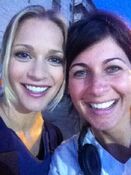 "A.J. Cook and showrunner Erica Messer on the set of Criminal Minds today. Welcome home A.J. We LOVE YOU!" CM Writers Twitter July 7, 2011