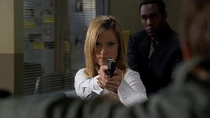 JJ draws her Glock 26 against The Hollow Man in "The Last Word".