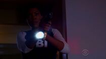 Dr. Tara Lewis uses a P226R during a standoff with Matt Franks in "Pariahville".