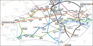 July 21 bombings map