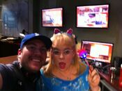 "Ending the day with the lovely and talented Kirsten @Vangsness. There have been worse days..." Rick Dunkle Twitter January 22, 2011