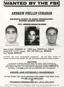 Wanted Andrew Cunanan