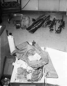 Police image of Whitman's arsenal.