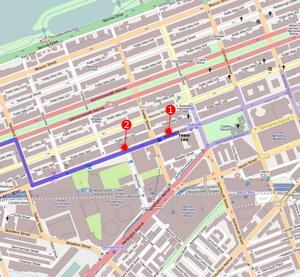 Marathon bombings map