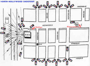 North Hollywood map