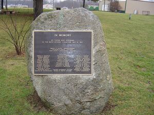 Bath School memorial