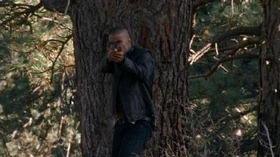 Morgan right before shooting an unsub with his Glock 17