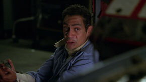 Eisenmund with an M26 Grenade glued to his hands.