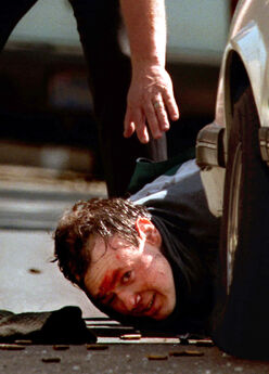 Mătăsăreanu under police custody, moments before his death.