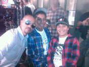 "Shemar Moore has fun with Make-a-Wish kid Jack Frank (c) and his brother, Sam on set today" Vernon CheekTwitter October 25, 2011