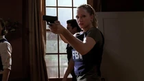 JJ wielding the Glock 26 in "No Way Out II: The Evilution of Frank"