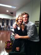 "Another day of being directed (bossed around) by @gublernation. I like it!" AJ Cook Twitter February 8, 2011