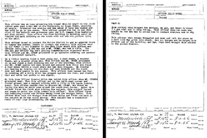 Officer McCoy's police report.