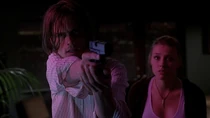 Reid Gun.jpg (86 KB) Reid wielding the Glock 17 to protect Lila Archer in "Somebody's Watching".