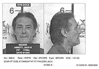 Abbott's prison mugshot