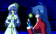 Towa is being excused to her friendly rival Toru.