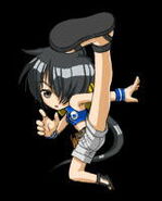 Chibi Lieyan in the Q&A section of Crimson Alive website.