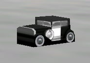 A standard police car