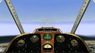 The cockpit of the Bloodhawk