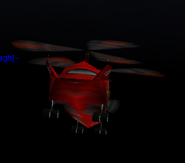 The rear of the gyro
