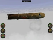 Approaching the zeppelin