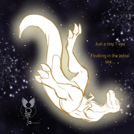 The t-rex in the Astral Sea - Sabela Hisssqueak