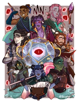 The Mighty Nein by Taylor Weltzer