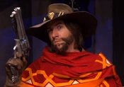 Matt as Cole Cassidy / McCree from Overwatch from "Dark Bargains" (2x83).[art 29]