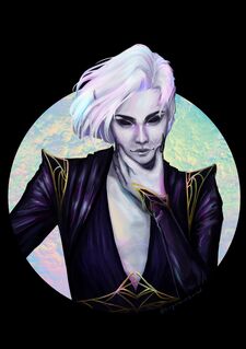 Fan art of '"`UNIQ--nowiki-00000056-QINU`"'Dusk's true form, by '"`UNIQ--nowiki-00000057-QINU`"'