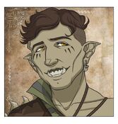 Lionel Gayheart, Half-Orc Bard/Barbarian An absentminded but kind-hearted half-orc, Lionel meets with Vox Machina at the request of his mysterious boss known as "the Meatman". He is played by Jon Heder.