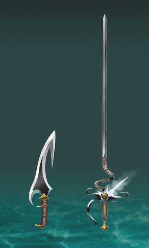 Avantika's weapons by Inkarat