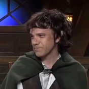 Liam as Frodo from "A Gathering of Heroes" (3x76).[art 63]