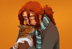 Caleb turning Frumpkin white - Sofia Sombra