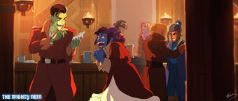 Relationship Between Jester And Fjord Critical Role Wiki Fandom Jester lavorre is a tiefling cleric of the traveler and a member of the mighty nein. relationship between jester and fjord
