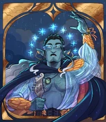 Fan art of Dorian's Crown of Stars, by Taylor Weltzer.[art 37]