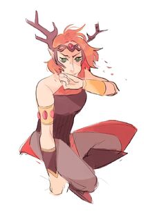 Fan art of '"`UNIQ--nowiki-0000007C-QINU`"'Keyleth after the , by '"`UNIQ--nowiki-0000007D-QINU`"'