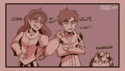 De Rolo siblings by MichaelEfrenArt