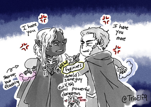 Astrid and Essek by Elaine Tipping