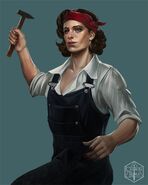 Official art of Beatrice "Betty" Callahan, by Lizzart.[art 2]