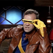 Photograph of Liam as Cyclops, by Critical Role.[art 55]