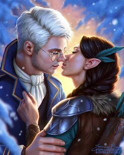 Percy and Vex'ahlia's first kiss - Stephanie Brown