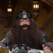 Sam as Gimli from "A Gathering of Heroes" (3x76).[art 60]