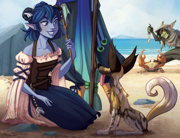 Jester and Nugget at the beach - 2x33 - Megzilla87