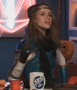 Marisha as Violet from Rat Queens from "Stoke the Flames" (1x30).[art 3]