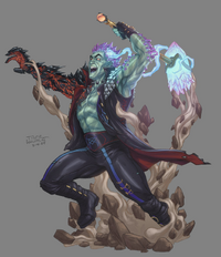Concept of Ashton in his titan form by Tyler Walpole