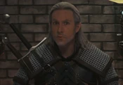 Matt as Geralt of Rivia from The Witcher from "Stoke the Flames" (1x30).[art 4]